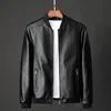 Men039s Giacche Giacca in pelle Bomber Giacca da moto Uomo Biker PU Baseball Jack 2208237449841