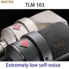 Micrófonos Tlm103 Microfone Condensador Micrófono profesional Micrófono de estudio de alta calidad Diafragma grande Cardioide TLM con logotipo Micrófonos