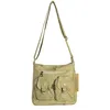 Вечерние сумки Annmouler Vintage Women Кожаная сумка Pu вымытый поперечный дизайнер Soft Messenger 7 Colors Кошелек на плечо