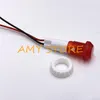 Schalter 100 Stück 19 cm Kabel XD10-6 Weiß Rot Gelb Blau Grün LED oder Glühbirne Signallampe Anzeigeleuchte 3V6V12V24V 36V220V 380V 10mm ThreadSwitc