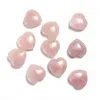 30mm naturale rosa quarzo rosa pietra cristallo bianco cuore ornamento chakra guarigione perline reiki per gioielli che fanno decorazione regalo fai da te