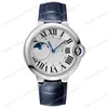 High Quality Ladies Watch Electronic Quartz Sport 33mm37mm Dial Watch Moon Phase-not Working