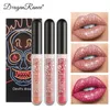 Lip Gloss Devil's Dream Halloween Diamond Glitter Kit Waterproof Liquid Black Lipstick Shimmer And Shiny TintLip