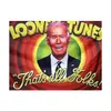 Looney Tunes Thats All Folk Biden 3X5FT Flags Outdoor 150x90cm Banners 100D Polyester High Quality Vivid Color With Two Brass Grommets FY6049