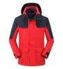 Zwart Double Deck Outdoor Jacket heren Winddichte waterdichte waterdichte ademende vaste kleur Sport Mountain Pak 220822