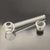 Pipes de tabac en verre le plus récent en verre tabourant Pyrex Pyreau de brûleur d'huile en verre 10 cm de qualité de qualité transparente faite à la main pour eau Bong de tabac