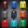 Herrjackor män mode klassisk godis färgrock tunna smala jacka hoodie gentleman trasa 11 color 001men's's