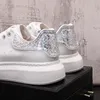 British Designer Wedding Dress Party shoes Fashion Breathable White Vulacnized Casual Business Sneakers Light Round Toe Business Driving Walking Loafers N204