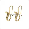 Urok punkowy wąż kolczyki dla kobiet osobowość złoty kolor metalowe zwierzę długie upuszczenie damski Brinco mody dostarczanie biżuterii 2021 yydhhome dhoq9