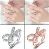 Бэнда звонит модные творческие алмазные бриллиантовые кольцо с открытым кольцом, хипстер, простой темперамент FL Diamond Butterfly Dancing Romanti Vipjewel DHHWP