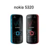 원본 리퍼브 휴대폰 Nokia 5320 Xpress 음악 WCDMA 3G GSM 싱글 카드 Old Man Phone