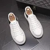 British Designer Wedding Dress Party shoes Fashion Breathable White Vulacnized Casual Business Sneakers Light Round Toe Business Driving Walking Loafers N204