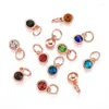 Charms 48pcs 12 colori strass Birthstone in lega per gioielli di compleanno che fanno collana da donna orecchini pendenti accessori fai da teCharms