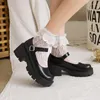 Scarpe eleganti Tacchi alti spessi Piattaforma Lolita Donna Stile giapponese Mary Jane Vintage Ragazze College Student Feetwear Taglia 42 43 Abito