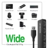 Hub USB USB2.0 Ultra-Slim 4 Port 2.0 Hight Speed 30CM Adattatore HUB per PC Laptop SurfaceUSB