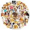 50 Realistic dog graffiti Sticker Phone Laptop Skateboard Car Stickers Pack for Luggage Guitar Helmet Sticker