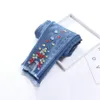 Mädchen Hosen Kinder Kleidung Kleinkind Frühling Herbst Baby Mädchen Jeans Kinder Blume Gestickte Dünne Denim Hosen 27 Jahre20694111872