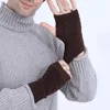 9PAIR Fashion Half Finger Rękawiczki dla kobiet wełny zimowe wełnianie miękkie ciepłe rękawiczki ramię Handchoenen unisex guantes