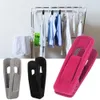 Bag Clips set Flocked Useful Clothes Clip Drying Racks For Pants Skirt Cloth Hangers Clipes