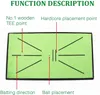 Golf Swing Training Mat Swing Detection Batting Mat Indoor/Outdoor Golf Game Practice Pad Training Aids