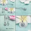 Pendentif Colliers Fleur Collier Pour Les Femmes En Gros Pull Cadeaux De Noël Longues Chaînes Plaqué Sier Drop Delivery 2021 Jewe Vipjewel Dh6Bu