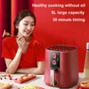 CANDIMILL Air Fryer Without Oil Home Cooking 5L Large Capacity Oven Electric Deep Fryer French Fries Machine Dehydrator T220819