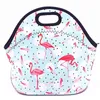 Wholesale 17 colors Reusable Neoprene Tote Bag handbag Insulated Soft Lunch Bags With Zipper Design For Work School B102