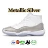 Cool Grey 11 heren basketbalschoenen Jumpman 11s Concord Bred Pure Violet Space Jam Cap and Gown 72-10 low Win Like 82 Legend Blue Rose Gold buitensportsneakers