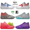 MB.01 كرة السلة أحذية Lamelo Ball 1of1 Mens 3 Three Balls Sneakers White Blue Red Rock Ridge Ufo Rick and Morty Queen City Galaxy Outdoor Sports Sipports Size