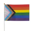 Drapeau Gay 14x21cm, drapeau arc-en-ciel, drapeau lesbien, bannière