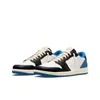 Travis High 1S Reverce Mocha Shoes Low OG SP 1 Militair Blauw Heren Basketbalschoen Joint Toe