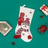 Fournitures de décoration de noël, pendentif chaussettes de noël, sac cadeau, ornements suspendus pour arbre, bonbons, nouvelle collection 2023