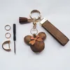 Mouse Design Car Keychain Favor Flower Bag Pendant Charm Keyring Holder Animal Key Chain