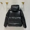 Erkek Moda Aşağı Ceketler Adam Kış Aşağı Palto Gevşek Mektup Baskı Kapşonlu Parkas Tasarımcı Kadın Ceket Asya Boyutu S-L