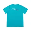 T-shirt à manches courtes pour femmes, classique, couleur bonbon, tendance, Macarons Wave, décontracté, été, 2022, Ins HotSF7A
