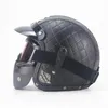 Motocross helm Masker Afneembare Bril En Mond Filter Perfect voor Open Gezicht Motorfiets Halve Helm Vintage Helmets1283Y