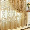 Rideaux Rideaux Haut de Gamme Atmosphérique Magnifique Pour Salon Chambre Brodé Blackout Balcon Golden Head Décoration CustomCurtain