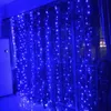 Strings Year's Garland voor gordijnen Festoon LED licht gordijn Waterval Room Decor Christmas Lights Home Lightingled