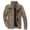 Giacca militare casual da uomo Plus Size M6XL Jaqueta masculina Air force one Primavera Autunno Cargo Mens Giacche Cappotto 220818