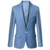 50 männer Blazer Herbst Mode Schlanke Business Formale Party Anzug Langarm Revers Top Jacke Kleidung 220822