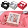 Коробка для хранения в подарочной упаковке свадебная вечеринка на дне святого Валентина Цветочная бумажная коробка
