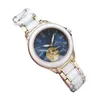 Fashion Mechanical Women's Watch 30mm 316L Stainless Steel Case Ceramic Band Sapphire Glass Mirror 8215 Movement woman luxury watch Designer diver watches 2022