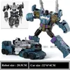 Haizhixing 5 i 1 Transformation Robot Car Toys Anime Devastator Aircraft Tank Model KO Toy Boys Truck Collection Kid vuxen Toy2457117313