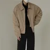 Bomber Vestes Hommes Mode Printemps Recadrée Américain À La Mode Allmatch Étudiants Outwear Solide Casacas Para Hombre Harajuku Loisirs 220818