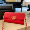 Umhängetaschen Hotsale Love Package Totes Damen Leder Umhängetaschen Kettenklappentasche Desinger Handtasche Geldbörse 220817