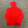 Puff Print Sp5der 555555 Angel Hoodie Men Women 1 1 Quality Red Spider Web Sweatshirts Pullover 220822
