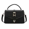 Bolsas de noite Yide Women Fashion Square Messenger Bolsa de couro PU e bolsas Designer de luxo Crossbody ombro SimpleNevening