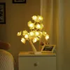 Strings Desktop Rose Bonsai Tree Light Lamp 24 LED Battery Powered Decorative For Living Room BedroomLED StringsLED