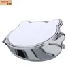 sublimation blank Cat makeup mirror Metal accessories gifts Heat Transfer printing Blanks Crafts