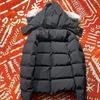 Top Quality Black badge Extra down Mens Parkas Jacket Fur Hooded Top Coat Budge Size